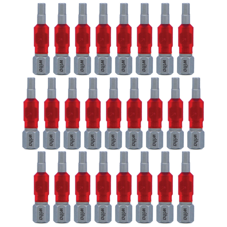 MaxxTor Impact Bit Hex 3.0mm - 29mm - 25 Pack