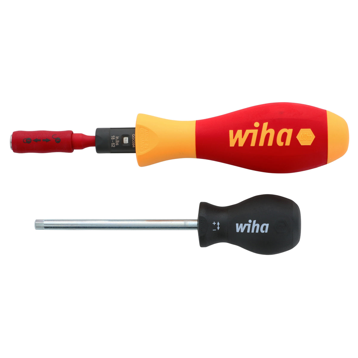 Wiha 28752 Insulated TorqueVario-S Handle 18-62 In/lbs with SlimLine Blade Holder