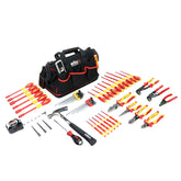 Wiha 32937 59 Piece Master Electrician's Insulated Tool Set in Canvas Tool Bag