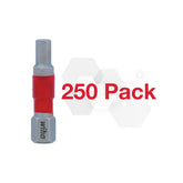 Wiha 76518 MaxxTor Impact Bit Hex 4.0mm - 29mm - 250 Pack