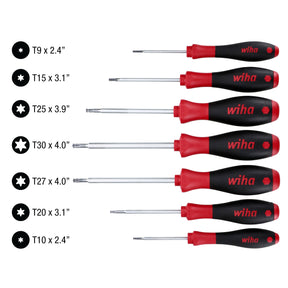 Wiha 36237 7 Piece SoftFinish Torx Ball End Screwdriver Set