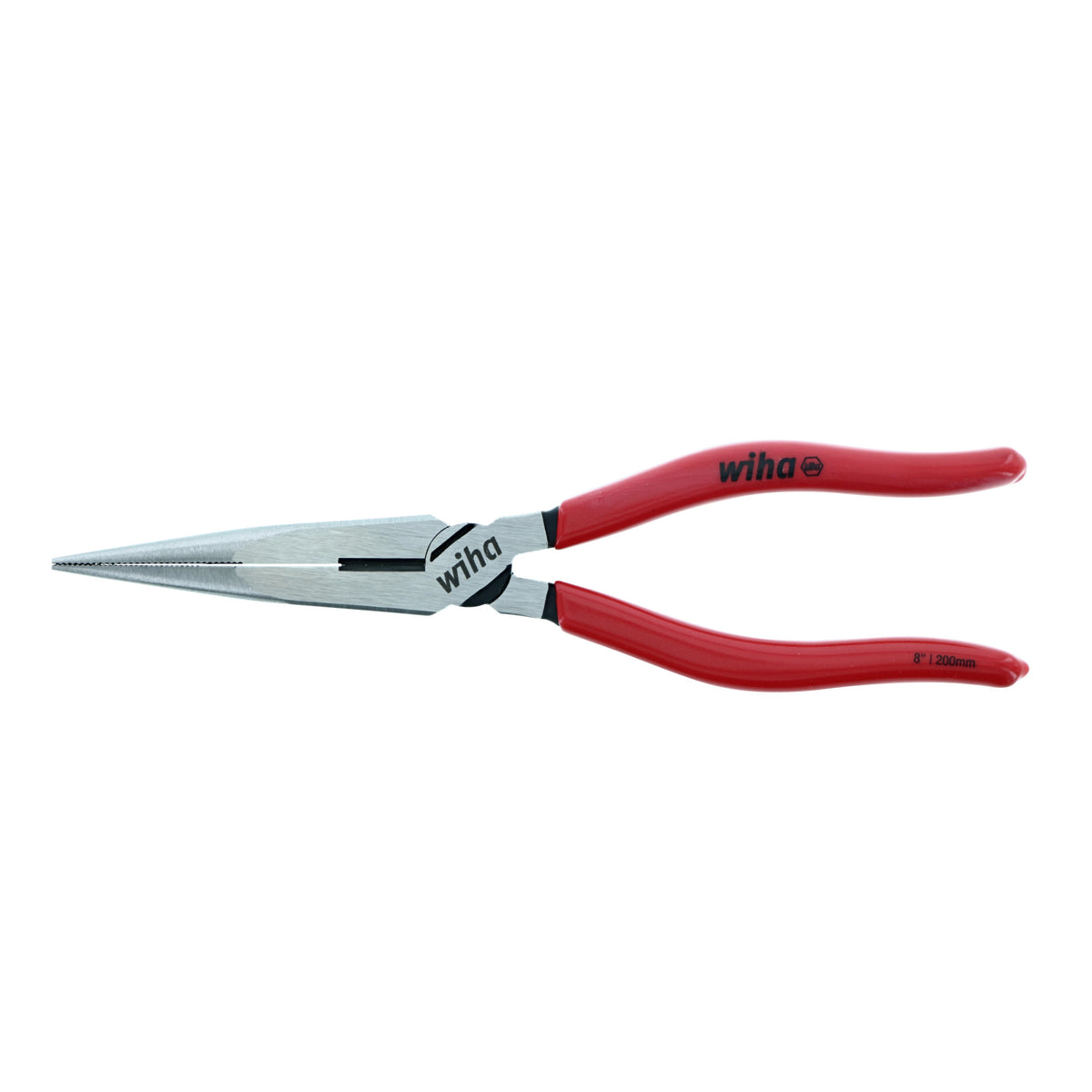 Wiha 32746 Precision ESD-Safe Long, Needle Nose Pliers with Straight,  Serrated Jaw & Molded Comfort Grip, 5.75 OAL