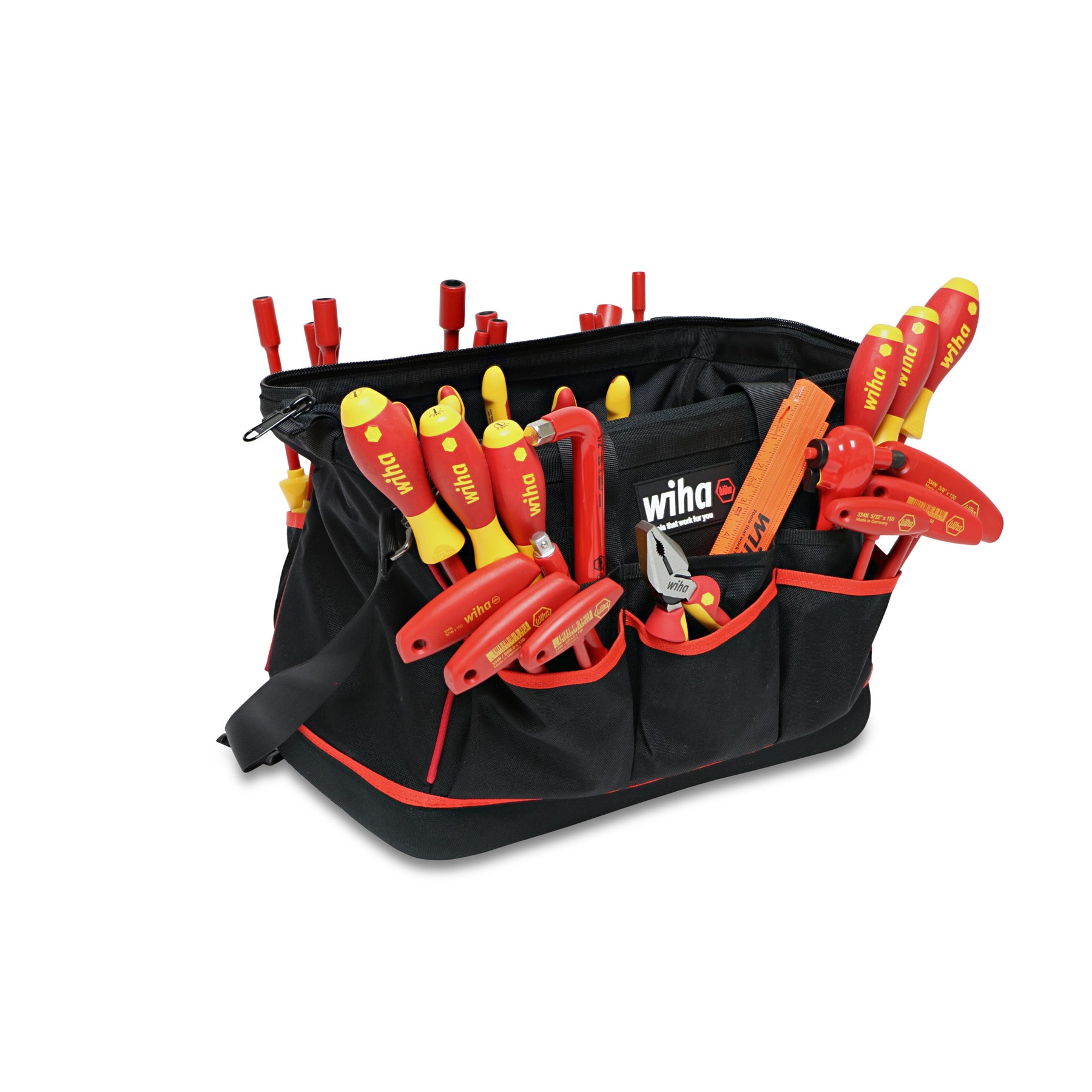 80 Piece Master Electrician's Insulated Tool Set in Canvas Tool Bag