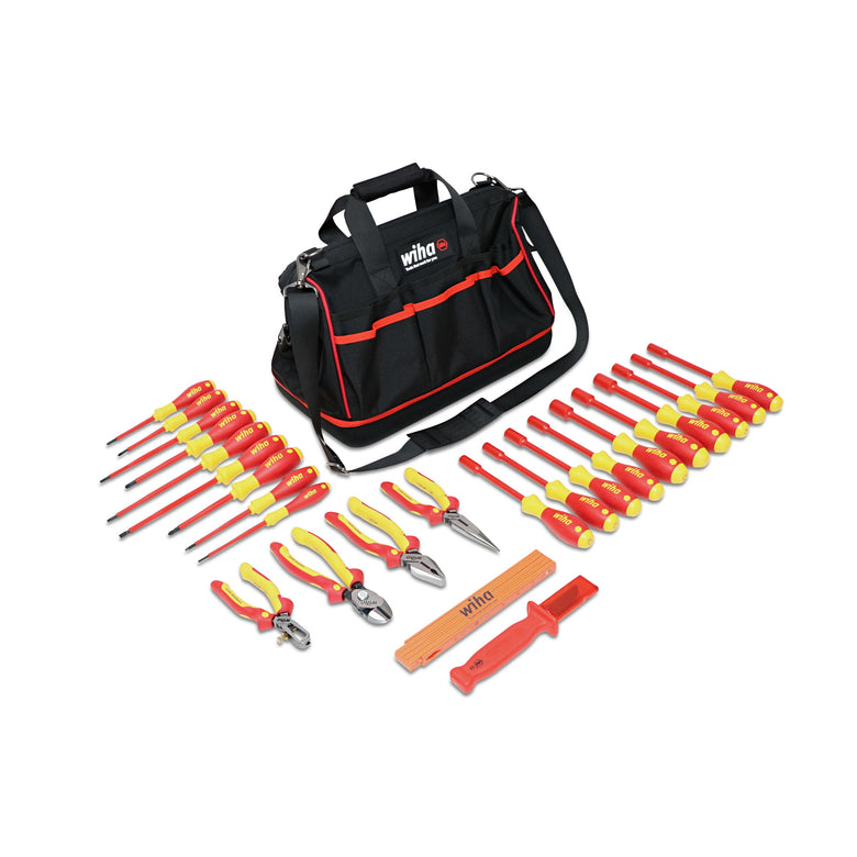 25 Piece Insulated Pliers Cutters Screwdriver and Nut Driver Set