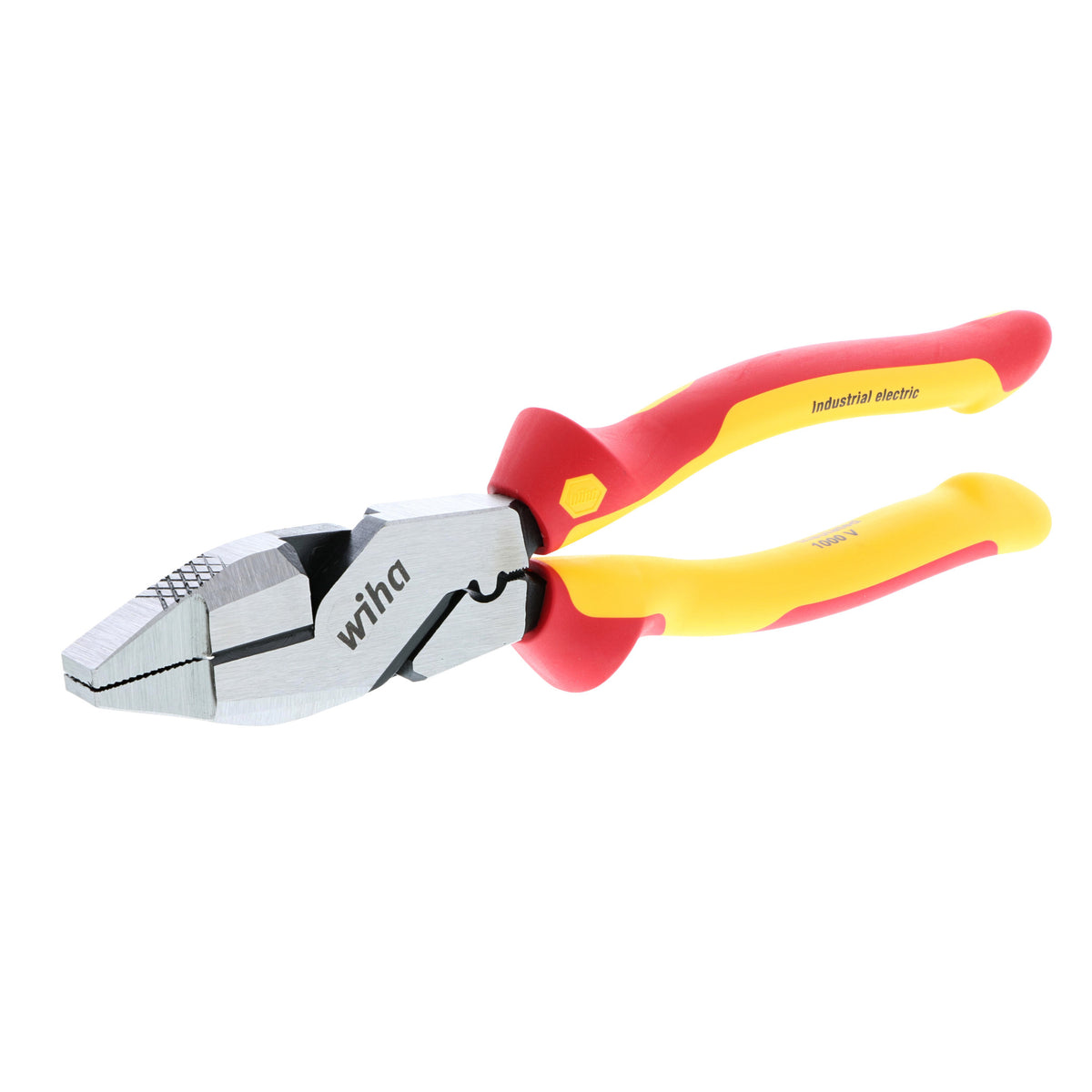 Wiha 32948 Insulated Industrial NE Style Lineman’s Pliers with Crimpers 9.5"