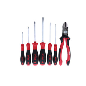 7 Piece Industrial SoftFinish BiCut Compound Cutter and SoftFinish Screwdriver Set