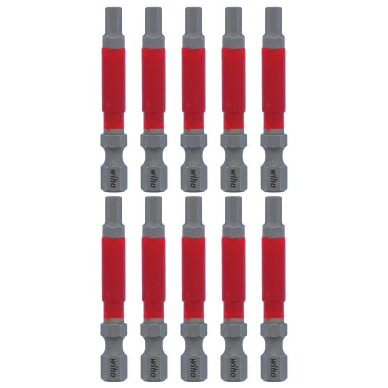 MaxxTor Impact Power Bit Hex 4.0mm x 49mm - 10 Pack